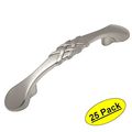 Cosmas 7063sn Satin Nickel Braided Cabinet Hardware Handle Pull 3 Inch 76mm Hole Centers 25 Pack 