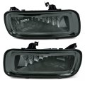 Front Bumper Fog Lights W Bulbs For Ford F150 2004-2006 Fit Lincoln Mark Lt Base 2006 Lamps Halogen Smoky Lens 