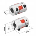 Uxcell Shaft Coupling 10mm To Bore L30xd20 Flexible Coupler Joint For Servo Stepped Motor