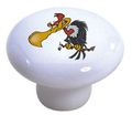 Set Of 2 Vulture Buzzard Ceramic Cabinet Drawer Pull Knobs 