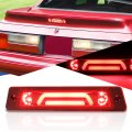 Auto Dynasty Oem Spoiler Model 3d Led Rear 3rd Third Brake Light High Mount Stop Lamp For 1987-1993 Ford Mustang Lx Hatchback 
