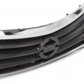 Hecasa Front Bumper Grill Compatible With 2013 2014 2015 Nissan Altima 623103ta0a Ni1200250 Upper Grille Chrome Shell Black