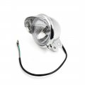Uxcell 2 Pcs Chrome 4 5 Inch Dia Motorcycle Scooter Auxiliary Fog Light Lamp Yellow