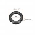 Uxcell M30x1 5mm Retaining Four-slot Slotted Round Nuts 4 Pcs