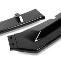Auto Dynasty 3pcs Stp-style Car Front Bumper Lips Spoiler Wing Body Kit For Jaguar Xe 16-19 Gloss Black