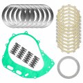 Caltric Clutch Friction Steel Plates Spring And Gasket Kit Compatible With Suzuki Dr650se 1996-2022