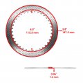 Caltric Clutch Friction Steel Plates Spring And Gasket Kit Compatible With Suzuki Dr650se 1996-2022