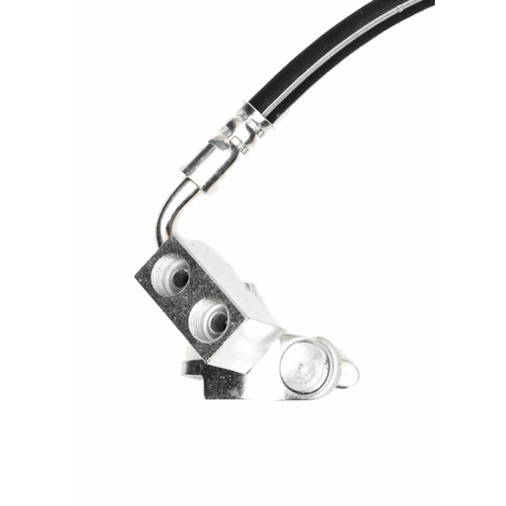 Front Brake Hose For Ford Thunderbird 1990 Alx-pau-df-350-54130-cla1 Dot Certified Replacement Part Black Standard Style
