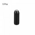 Uxcell Ball Point Set Screws 5pcs M6 X 16mm High Carbon Steel Metric Spring Hex Socket Grub Screw