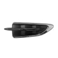 Fender Vent Insert Ford Escape 2017 2018 2019 Front Passenger Side Chrome Black Pc Abs Plastic Replacement For Fo1267101 