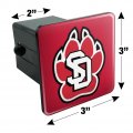 South Dakota Primary Logo Tow Trailer Hitch Cover Plug Insert