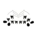 Disc Brake Hardware Kit For Ford F-53 Motorhome Chassis 2011 To 2017 Rear Position Steel Construction Regular Service Grade