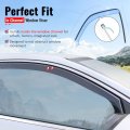 Ikon Motorsports In Channel Window Visors For 2015-2021 Lexus Nx All Models Nx200t Nx300 Nx300h Pc Polycarbonate Black Rain