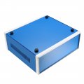 Uxcell 305 X 282 122mm Electronic Iron Diy Junction Box Enclosure Case Blue