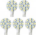 Hero-led T10wg-12t-ww 12v Dc T10 Miniature Wedge 194 921 168 Ultra Bright 12-led 5050 Smd Led Bulb 2 4w 20-25w Equal Warm White 