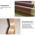 Homeemoh Ptfe Tape For Vacuum Sealer Machine Coated Fiberglass Heat Resistant Insulation Adhesive 0 31-inch X 33 Feet 18mm