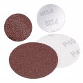 Uxcell 50pcs 3 Inch Hook And Loop Sanding Disc 40 Grits Flocking Sandpaper For Random Orbit Sander Brown