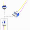 Set Of 1pcs New Du-87 Engine Camshaft Position Sensor Connector Plug Harness F4tz-12k073-c