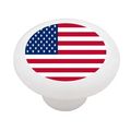 American Flag Star Spangled Banner Decorative High Gloss Ceramic Drawer Knob 