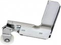 Stamped Aluminum Corner Insert With 15 16 In Nylon Ball Bearing Center Groove Sliding Screen Door Roller For Jim Walters Doors 