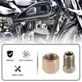 X Autohaux 20pcs Motorcycle Brake Line Tube Fittings 10mm Nuts Male 10 Female For 3 16 Hydraulic Lines Union Durable Pipe