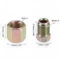 X Autohaux 20pcs Motorcycle Brake Line Tube Fittings 10mm Nuts Male 10 Female For 3 16 Hydraulic Lines Union Durable Pipe