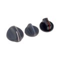 Pontiac Grand Prix 1994 1995 1996 Temperature Control Knob Assortment 3 Pieces Made Of Plastic Black Illuminated Replacement
