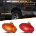 Hercoo Dually Bed Fender Led Side Marker Lights Front Rear Lamps Compatible With Ford 1999-2010 F350 F450 F550 Super Duty