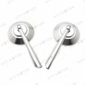Httmt Mt252-027- Silver Round Cnc Rear View Side Mirrors Compatible With Bmw Motorcycles 10mm 8mm