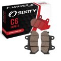 Sixity C6 Rear Ceramic Brake Pads For Honda Vf700f Interceptor 1985 Complete Set 