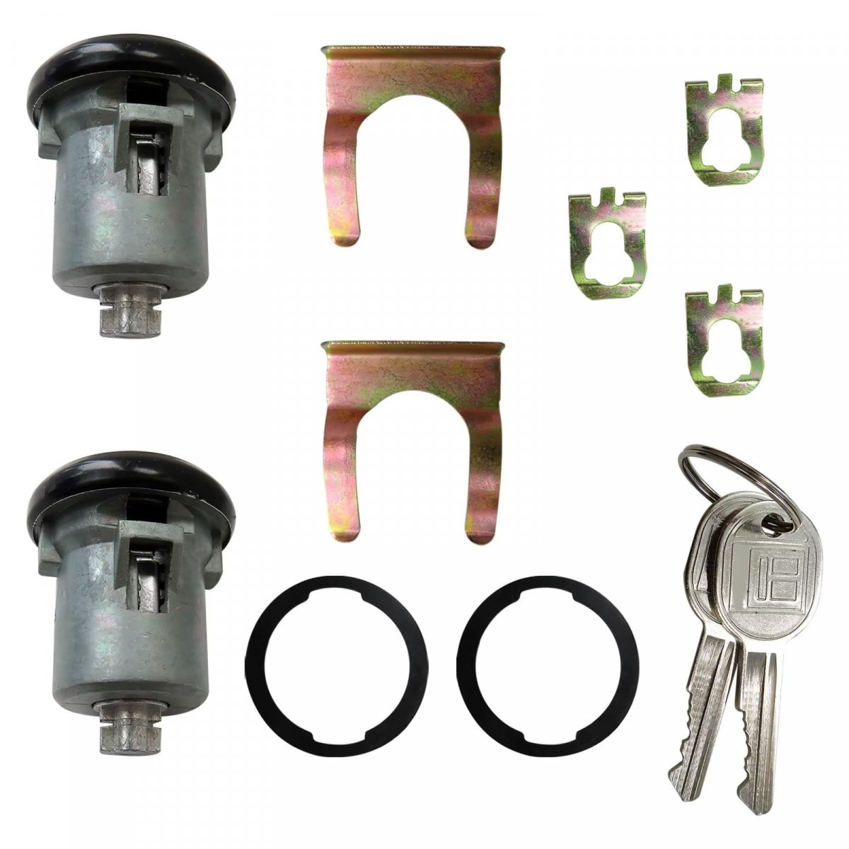 1 Pair Replacement Door Lock Cylinders With Keys For Chevrolet Astro Van 1985-1995