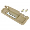 Ocpty Left Driver Side Tan Beige Sun Visor Without Sunroof Fit For 2006 2007 2008 2009 2010 Honda Civic 83280-sna-a01zb