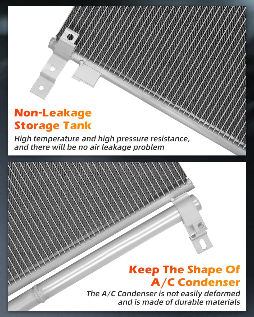 Ac Condenser For Cadillac Srx 2010 2011 2014 2016 Aluminum Air Conditioning Replace 4055