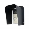 Doorbell Rain Cover Black Metal Cold Rolled Steel Waterproof Protector For Wireless Video Electronic Access Control And Jingle 