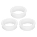 3pcs Rubber Grommets 48 6mm Drill Hole 42 5mm Id Top Hat Grommet Clear Silicone Plug Gasket For Wiring Automotive 