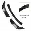 Ocpty 3pcs Glossy Black Front Bumper Lip Compatible With 0 2006-2008 For Lexus Is250