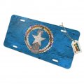 Rustic Distressed Northern Mariana Islands Flag Novelty Metal Vanity Tag License Plate