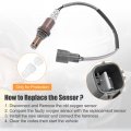 X Autohaux Car Front Oxygen Sensor O2 89467-60110 For Toyota Prado 2 7l 2009-2015