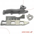 A-premium Left Side Exhaust Manifold With Inlet And Outlet Gasket Compatible Ford F-150 F150 2011-2016 Expedition 2015-2017