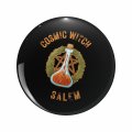 Cosmic Witch Salem Apothecary Potion Autumn Halloween Keychain Double Sided Stainless Steel 3d Resin Design Round 1 25 In