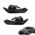 1 Pair Front Driver Passenger Side Fog Light Cover Bezels Replacement For 2018-2020 Q50 Sport 62257-6hh0a 62256-6hh0a 