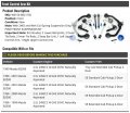 Front Control Arm Kit Compatible With 1998-2001 Mazda B2500 2 5l 2wd With Coil Spring Suspension Only