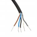 Uxcell M12 2m Female Right Angle 5 Pin Connector Aviation Socket Electrical Cable