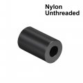 Uxcell Nylon Round Spacer Washer 3 2mm Id 7mm Od 9mm Height For M3 Screws Black 100pcs