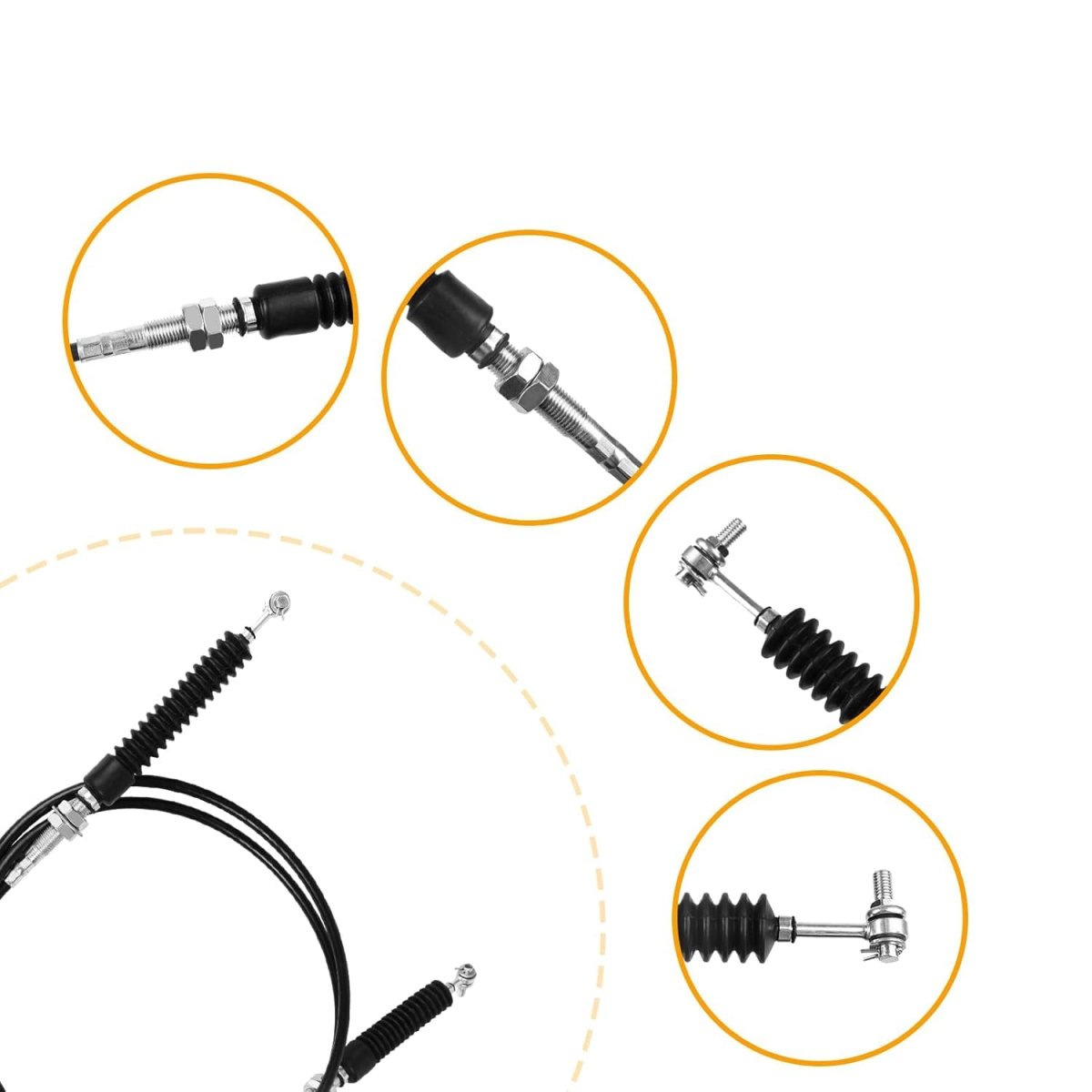 Gear Shift Cable For Polaris Ranger 500 2017 2020 Xp 900 2013 2019 1000 2018 Etx 2015 105 In Length Replaces