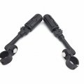 Smt-black Long Adjustable Highway Mounting Kit Skull Zombie Footrest Compatible With V-star Roadstar Suzuki Boulevard 1-1 4