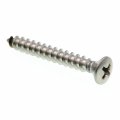 Prime-line Sheet Metal Screw Self-tapping Oval Head Phillips 10 X 1-1 2 In Grade 18-8 Stainless Steel Pack Of 25 