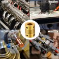Uxcell 5pcs 7mm To 10mm Aluminum Alloy Shaft Coupling L24 5xd19 5 Flexible Coupler For Encoders And Motors Golden