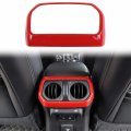 Rt-tcz Rear Back Seat Air Vents Decor Trim Cover Air-condition Vent Abs Panel Frame Interior Accessories For Jeep Wrangler 