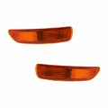 Front Turn Signal Light Assembly Pair For Toyota Corolla 1993 1994 1995 1996 1997 Sedan Wagon Bumper Mounted Amber Lens 